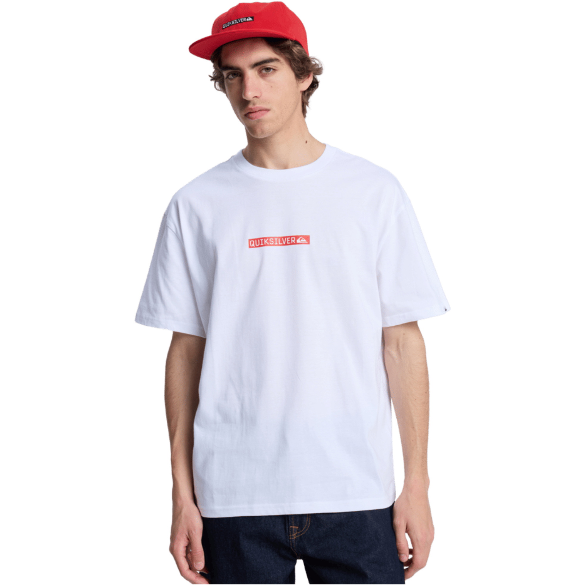 2026 Quiksilver Da Uomo DNA Clicker Maglietta A Maniche Corte EQYZT08207 - White